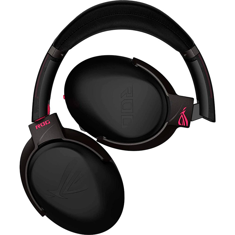 Гарнітура ASUS ROG Strix Go 2.4 Electro Punk Black (90YH02P1-B3UA00) Конструкція повнорозмірні (повний обхват вуха)