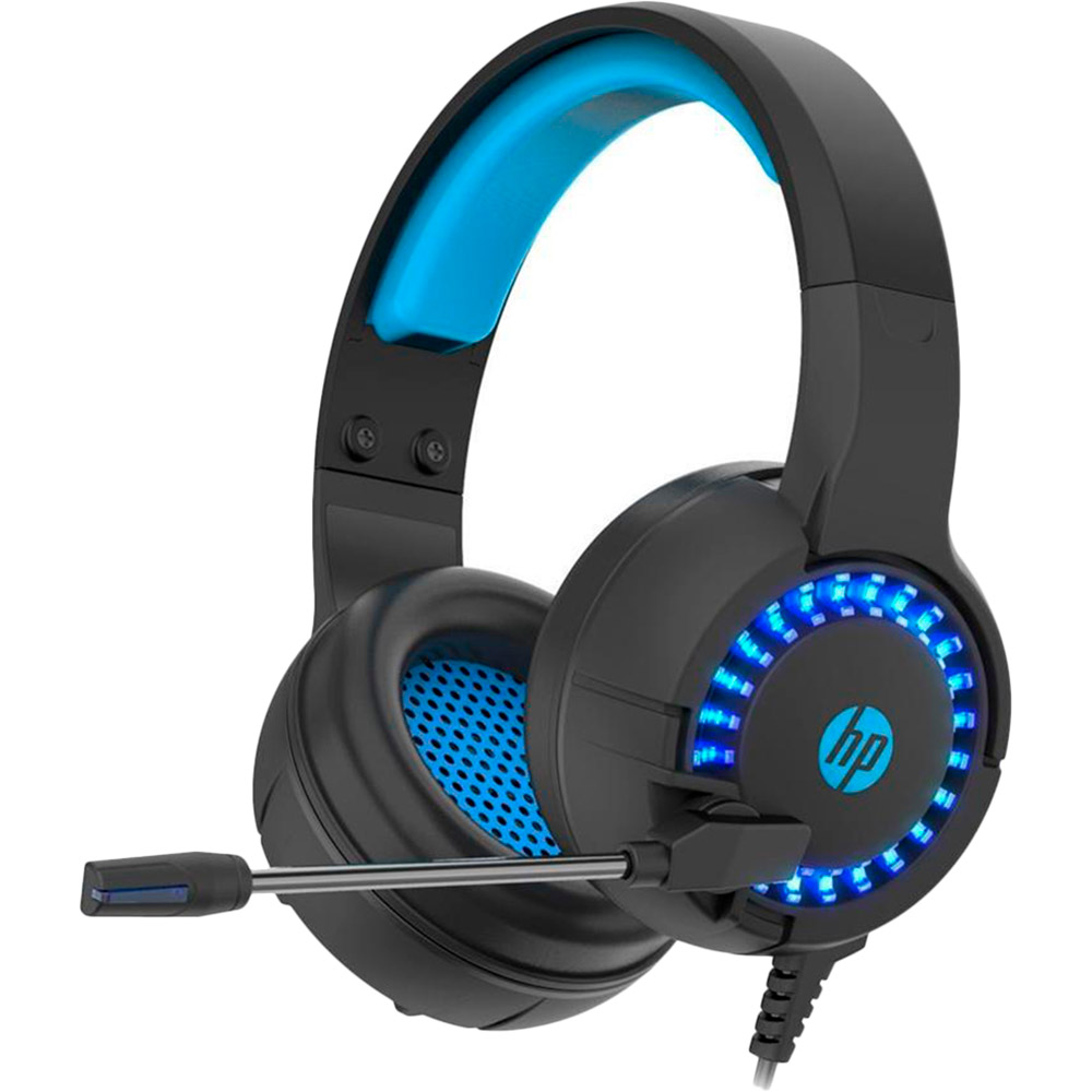 

Гарнитура HP DHE-8011UM Gaming Blue LED Black, DHE-8011UM Gaming, Blue LED, Black
