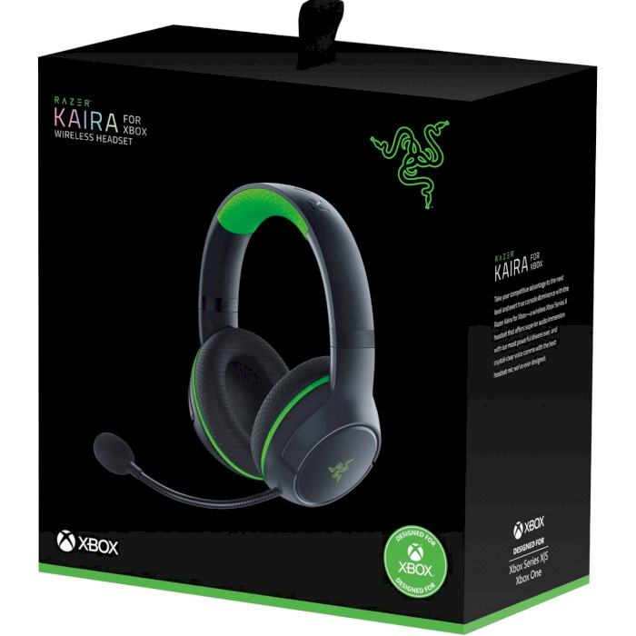 Зовнішній вигляд Гарнітура RAZER Kaira for Xbox WL Black (RZ04-03480100-R3M1)