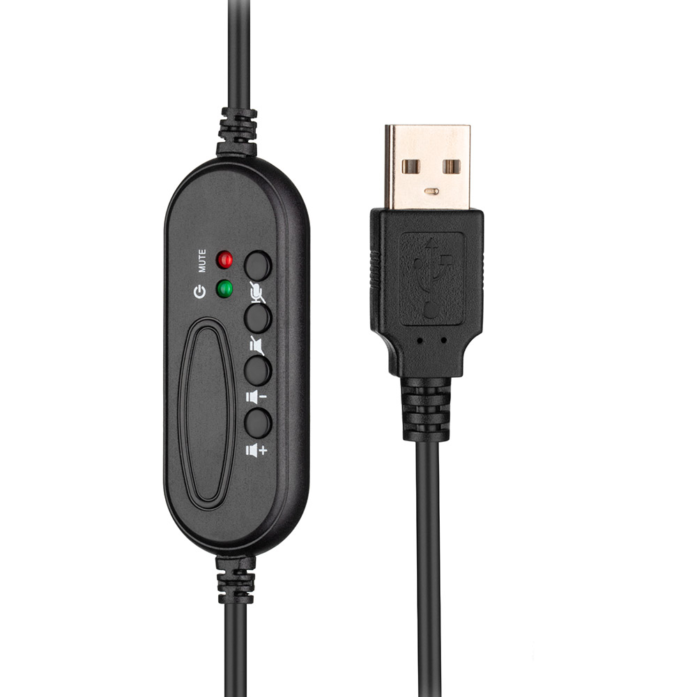 Гарнитура 2E CH12 Mono USB (2E-CH12MU) Особенности регулятор громкости