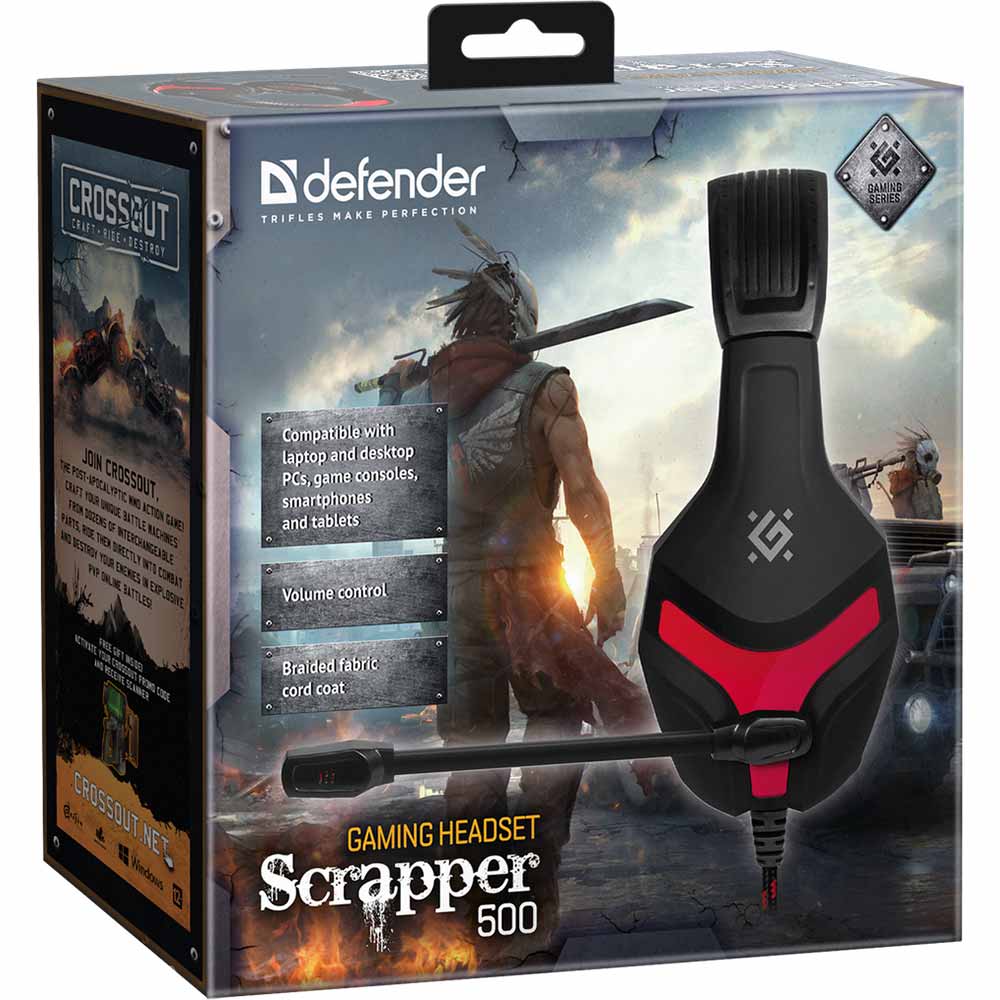 Гарнітура DEFENDER Scrapper (64500) Діаметр мембрани 40