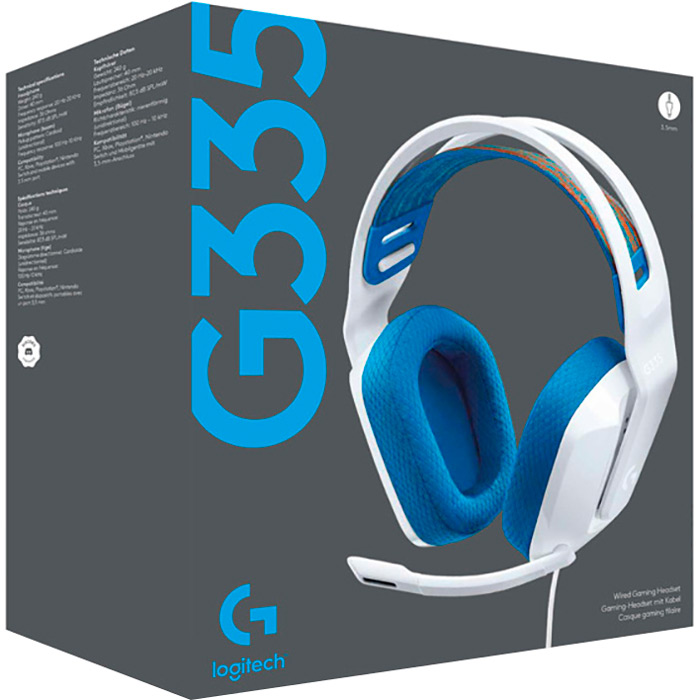 Обзор Гарнитура Logitech G335 Wired Gaming White (981-001018)