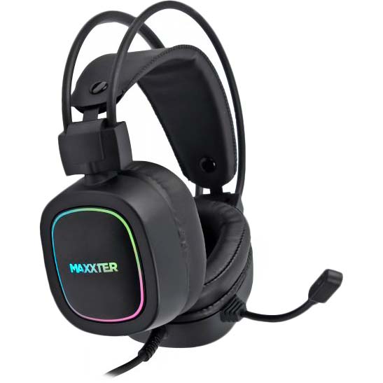 

Гарнитура MAXXTER Ghost Helmet, RGB черная, Ghost Helmet, RGB, чорний