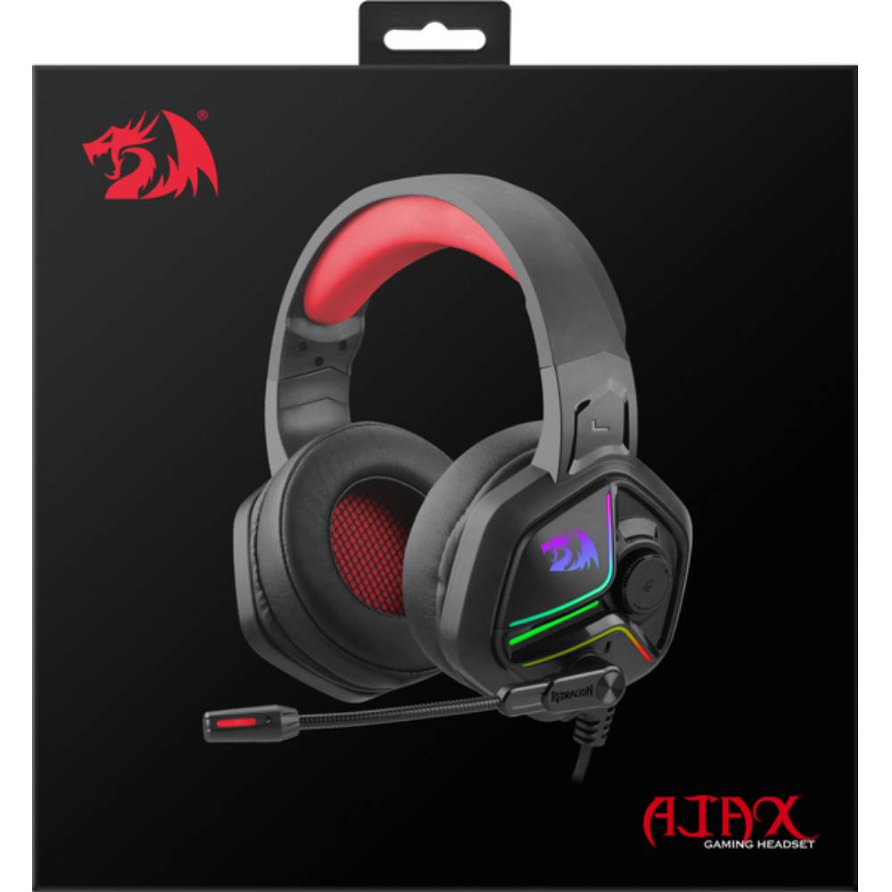 Зображення Гарнітура REDRAGON Ajax Black/Red (77776)