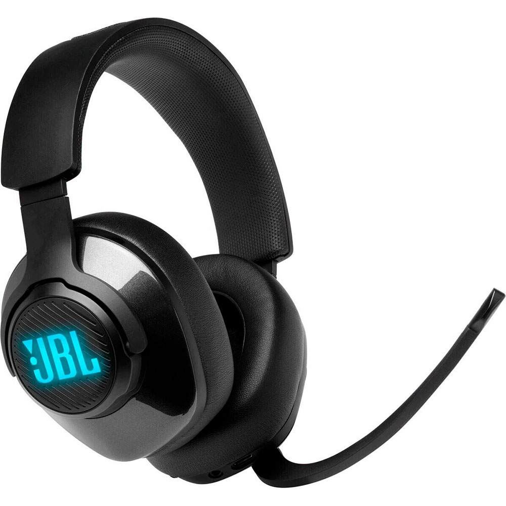 Гарнітура JBL QUANTUM 400 Black (JBLQUANTUM400BLK) Кріплення дуга (над головою)