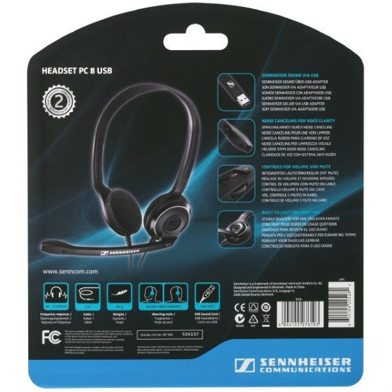 Фото Гарнітура SENNHEISER Comm PC 8 USB