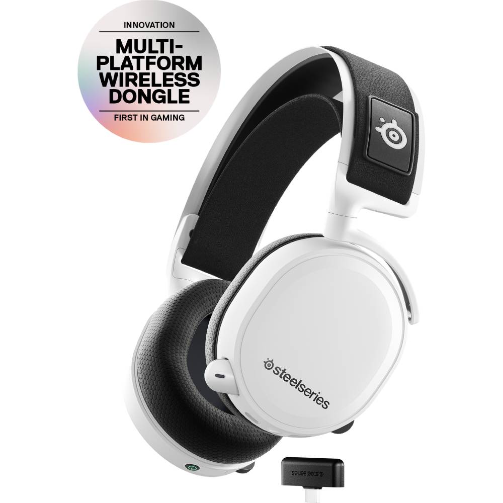 Покупка Гарнітура STEELSERIES Arctis 7+ White (61461)