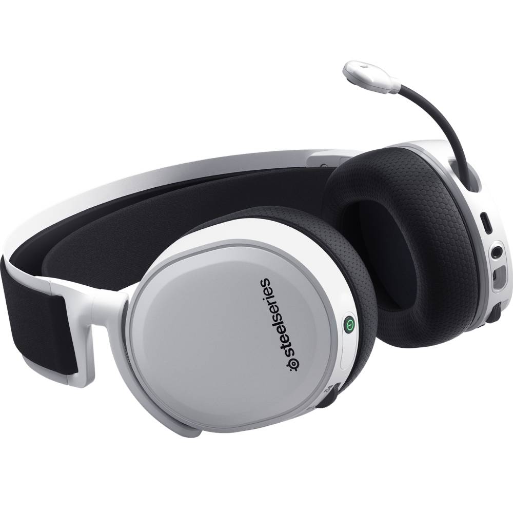 Гарнітура STEELSERIES Arctis 7+ White (61461) Кріплення дуга (над головою)