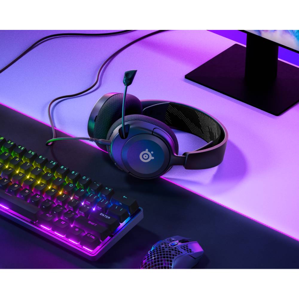 Гарнітура STEELSERIES Arctis Nova 1 Black (61606) Особливості висувний мікрофон