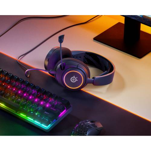 Гарнитура STEELSERIES Arctis Nova 3 Black (61631) Особенности выдвижной микрофон