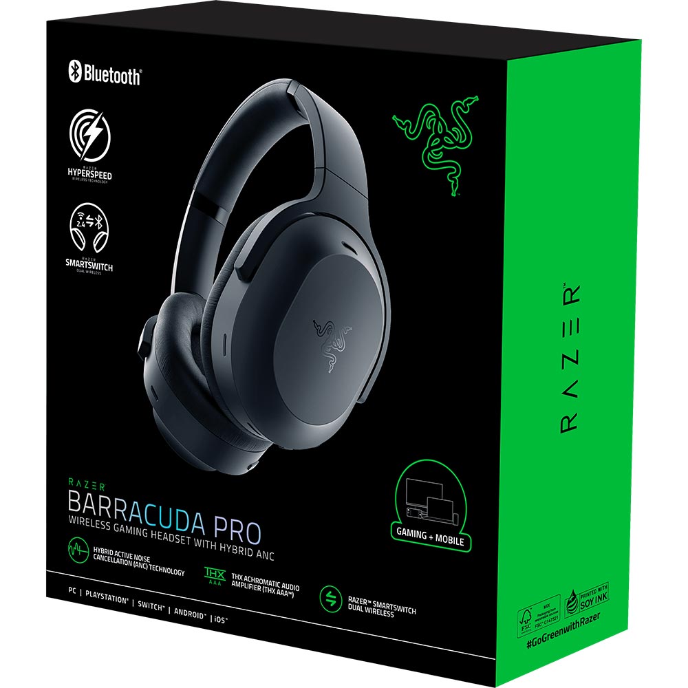 Фото Гарнитура RAZER Barracuda Pro (RZ04-03780100-R3M1)