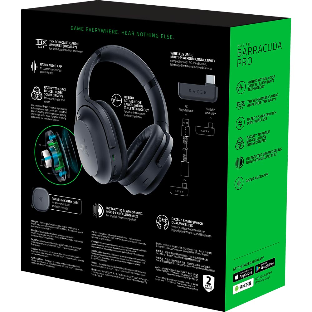 Заказать Гарнитура RAZER Barracuda Pro (RZ04-03780100-R3M1)