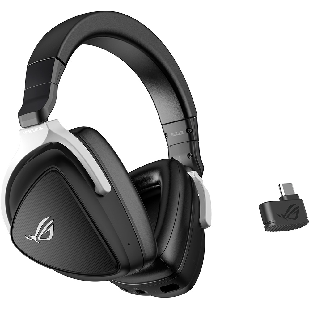 Гарнітура ASUS ROG Delta S Wireless Black/White (90YH03IW-B3UA00) Клас геймерська