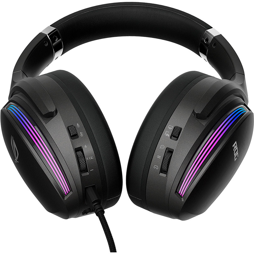 Гарнітура ASUS ROG FUSION II 500 USB RGB Black (90YH02W5-B2UA00) Конструкція повнорозмірні (повний обхват вуха)