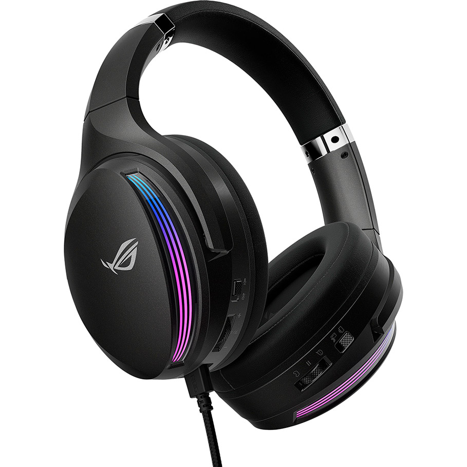 Гарнітура ASUS ROG FUSION II 500 USB RGB Black (90YH02W5-B2UA00) Кріплення дуга (над головою)