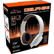 Гарнитура Media-Tech Delphini White (MT3604)