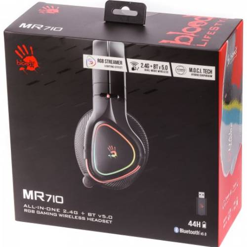 Покупка Гарнитура A4TECH RGB MR710 Bloody Black