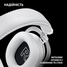Гарнітура LOGITECH G PRO X 2 LIGHTSPEED Wireless Gaming White (981-001269)