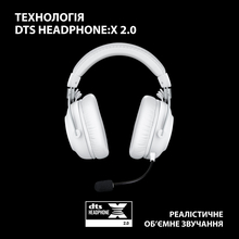 Гарнітура LOGITECH G PRO X 2 LIGHTSPEED Wireless Gaming White (981-001269)