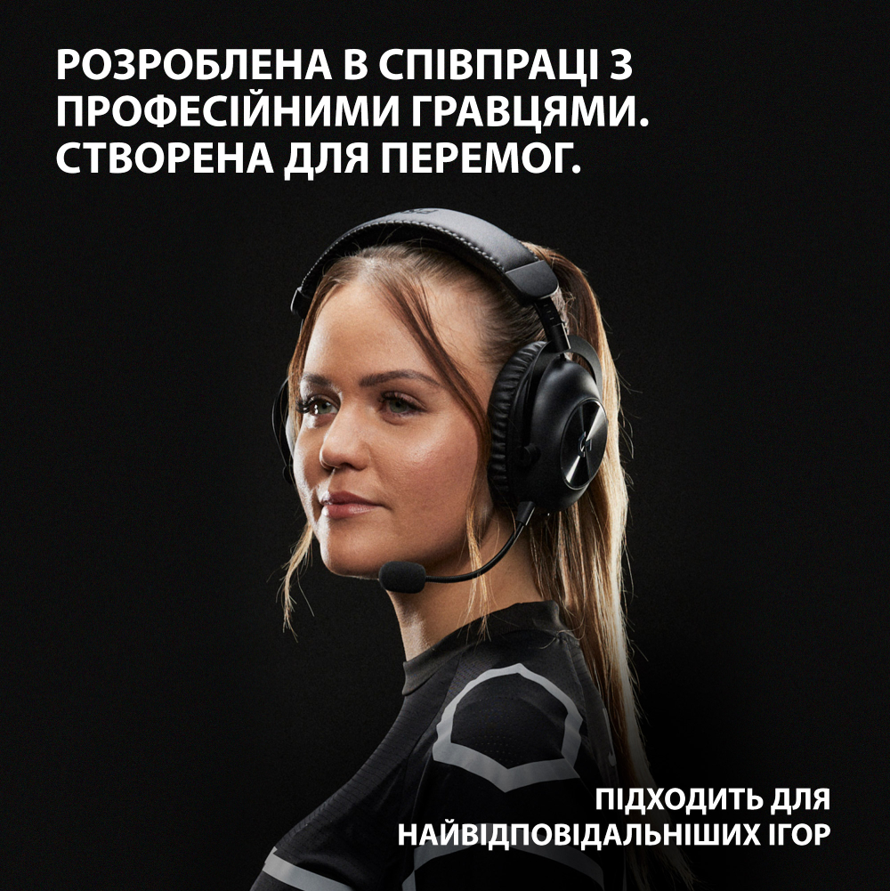 Гарнітура LOGITECH G PRO X 2 LIGHTSPEED Wireless Gaming White (981-001269) Клас геймерська