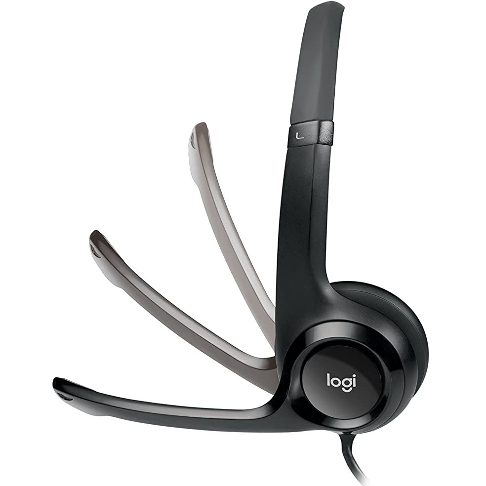 Зображення Гарнітура LOGITECH USB Headset H390 black (981-000406)