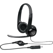 Гарнітура LOGITECH USB Headset H390 black (981-000406)