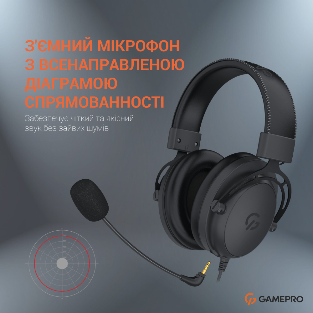 Замовити Гарнітура GAMEPRO HS1050 (4820216972634)