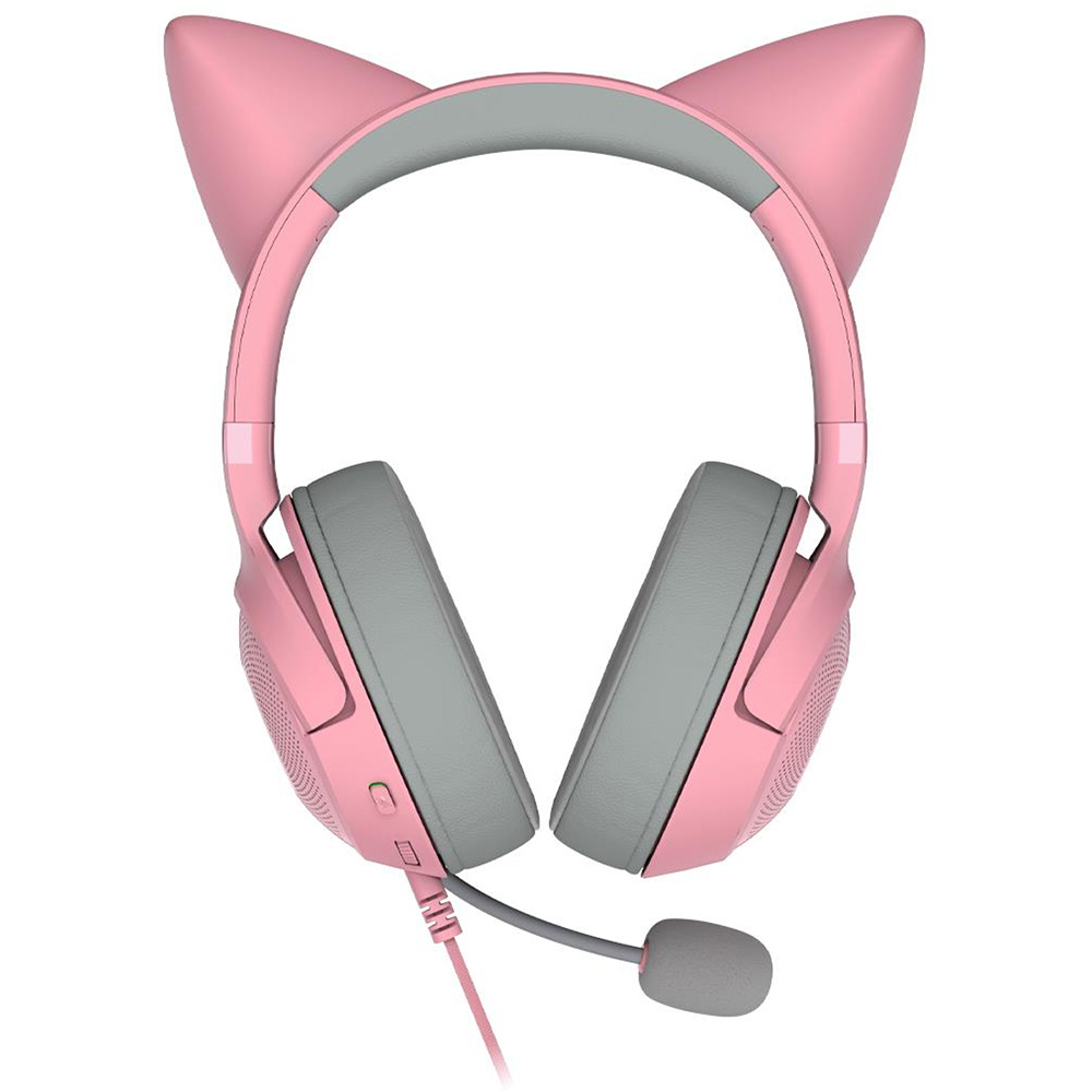 Зовнішній вигляд Гарнітура RAZER Kraken Kitty V2 Quartz (RZ04-04730200-R3M1)