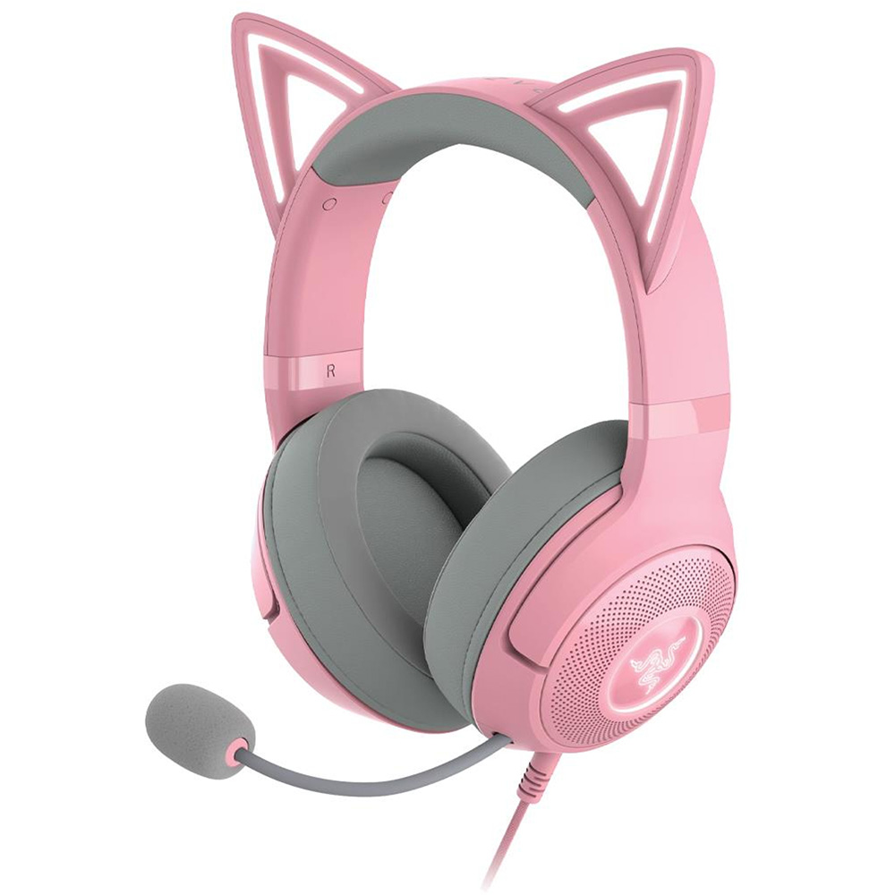 Гарнітура RAZER Kraken Kitty V2 Quartz (RZ04-04730200-R3M1) Гарнітура RAZER Kraken Kitty V2 Quartz (RZ04-04730200-R3M1)