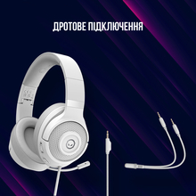 Гарнітура LORGAR Noah 101 Gaming 3.5mm White (LRG-GHS101W)