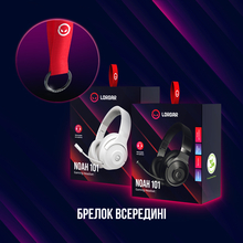 Гарнітура LORGAR Noah 101 Gaming 3.5mm White (LRG-GHS101W)