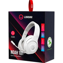Гарнітура LORGAR Noah 101 Gaming 3.5mm White (LRG-GHS101W)