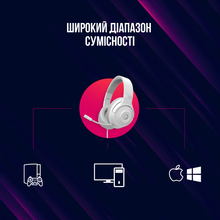 Гарнітура LORGAR Noah 101 Gaming 3.5mm White (LRG-GHS101W)