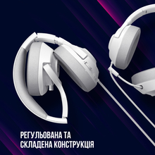 Гарнітура LORGAR Noah 101 Gaming 3.5mm White (LRG-GHS101W)