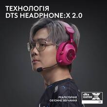 Гарнітура LOGITECH PRO X 2 LIGHTSPEED Wireless Gaming Magenta (981-001275)