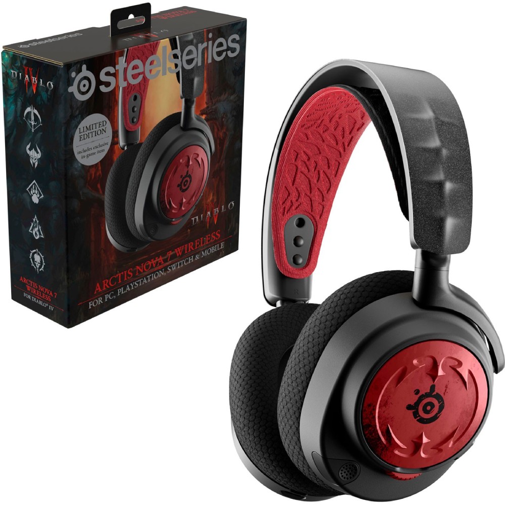 Зовнішній вигляд Гарнітура STEELSERIES Arctis Nova 7 Diablo IV Edition (61555)