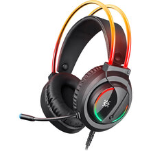 Гарнітура DEFENDER Flame RGB Black (64555)