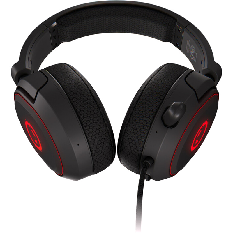 Гарнитура LORGAR Kaya 460 Gaming RGB USB Black (LRG-GHS460) Крепление дуга (над головой)