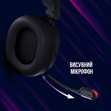 Гарнитура LORGAR Kaya 460 Gaming RGB USB Black (LRG-GHS460)