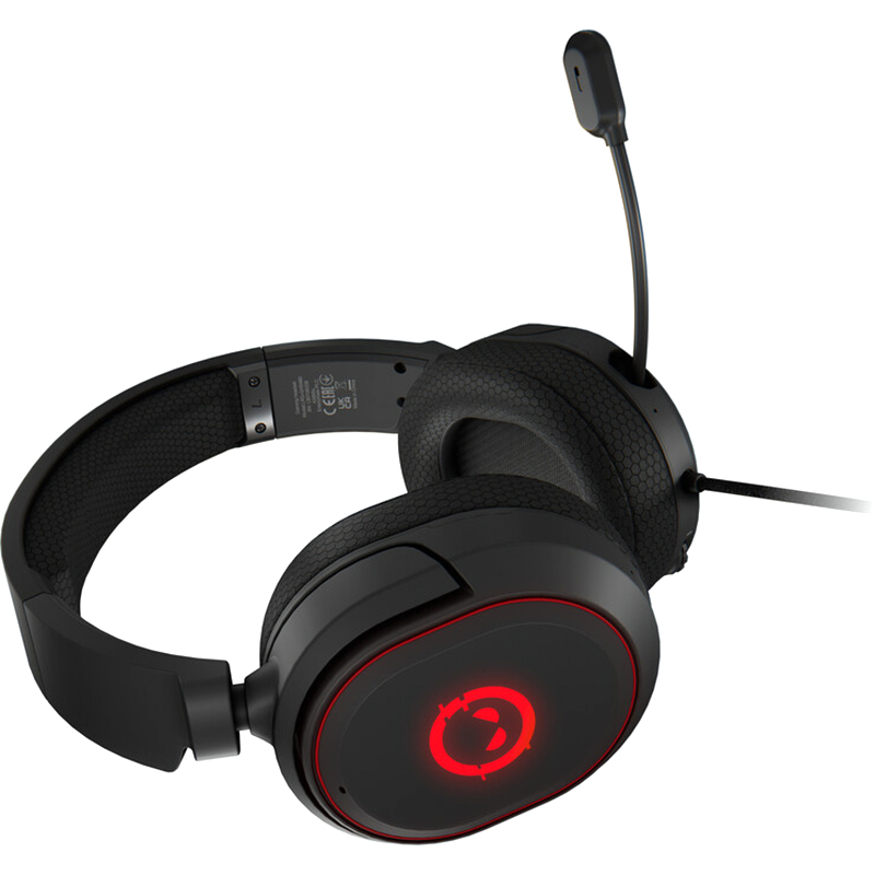 Гарнитура LORGAR Kaya 460 Gaming RGB USB Black (LRG-GHS460) Особенности выдвижной микрофон