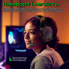 Гарнітура Vertux Warfare 7.1 USB Black (warfare.black)