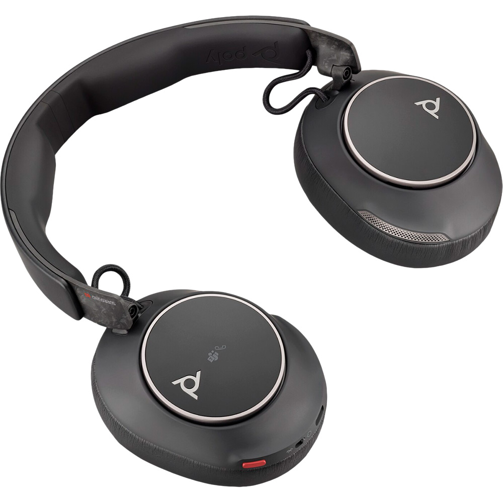Гарнітура Poly Voyager Surround 80-M USB-C HS + USB-C/A Stereo Black (8G7U0AA) Конструкція повнорозмірні (повний обхват вуха)
