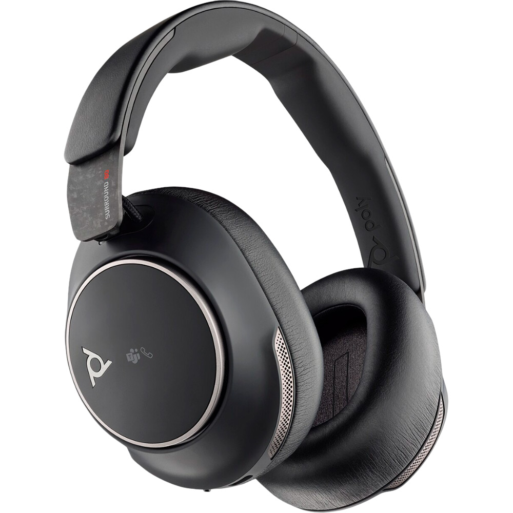 Гарнітура Poly Voyager Surround 80-M USB-C HS + USB-C/A Stereo Black (8G7U0AA) Клас класична
