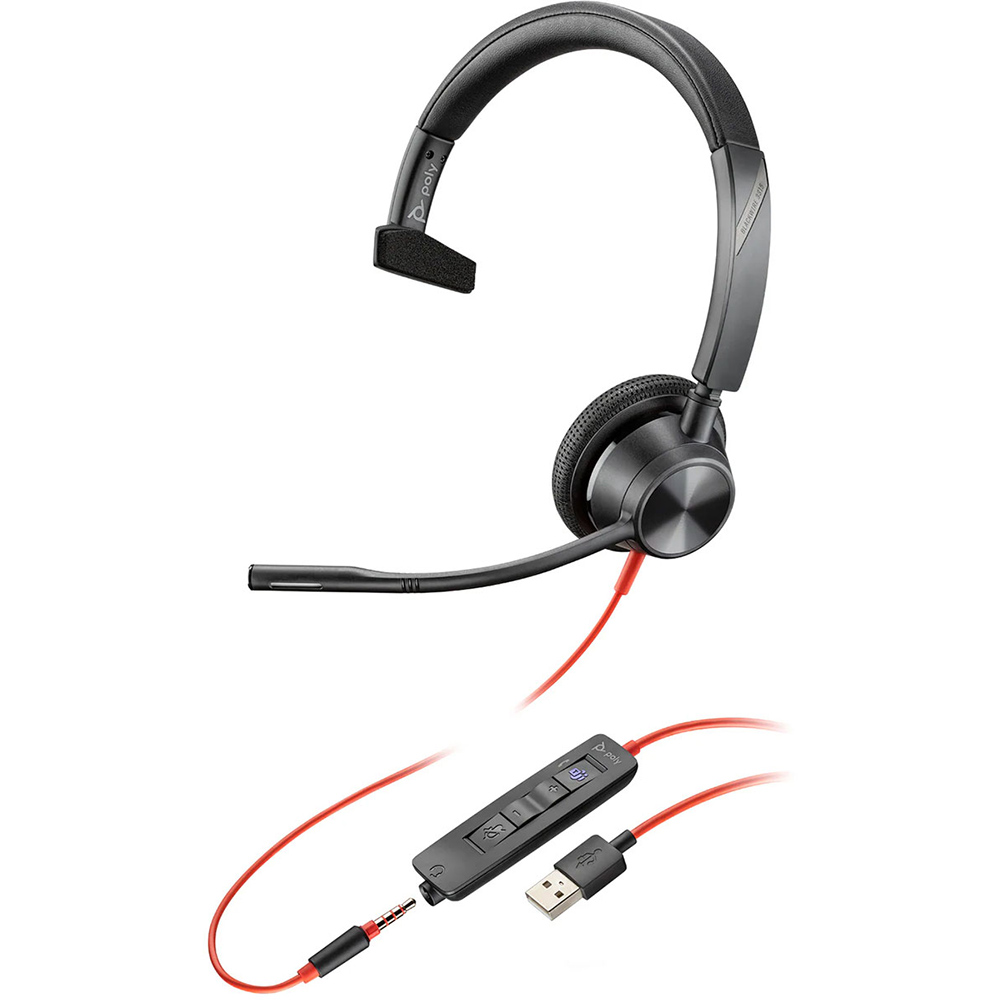 Гарнитура POLY BlackWire C3315-M USB-A HS Mono (76J13AA)