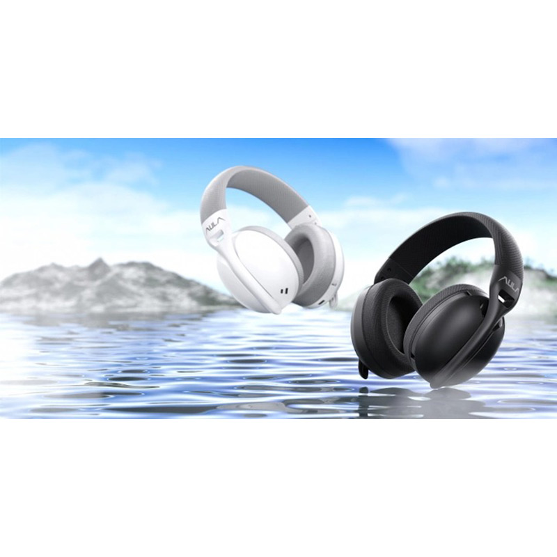 Внешний вид Гарнитура AULA S6 wireless 3 in 1 Bluetooth Black (6948391235554)