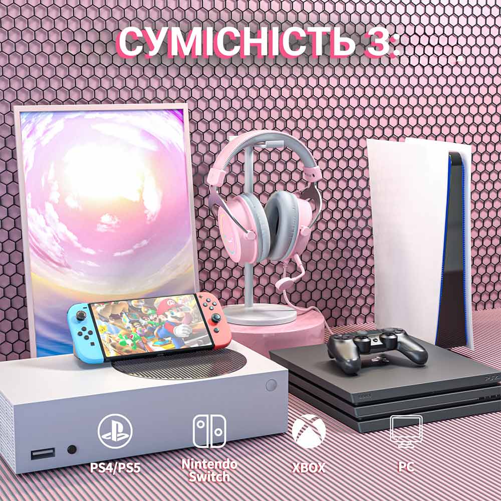 Фото Гарнитура FIFINE H3 RGB Pink