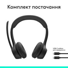 Гарнітура LOGITECH Zone 300 Wireless Headset BT BLACK (981-001407)