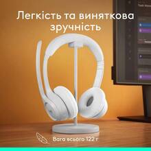 Гарнітура LOGITECH Zone 300 Wireless Headset BT WHITE (981-001417)