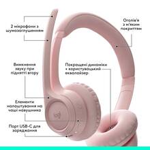 Гарнітура LOGITECH Zone 300 Wireless Headset BT ROSE (981-001412)