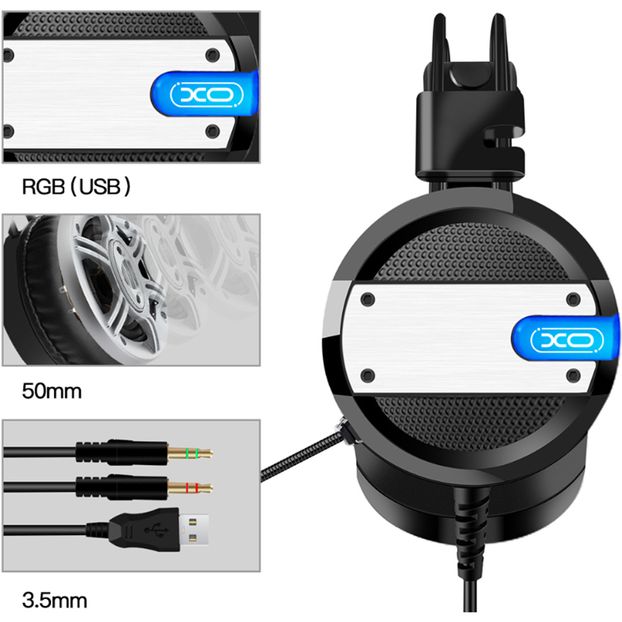 Гарнитура XO Game Stereo Headset Black (XO-GE-02) Класс геймерская